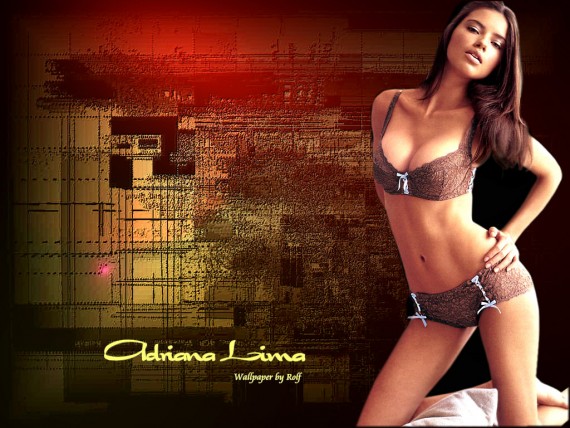 Free Send to Mobile Phone Adriana Lima Celebrities Female wallpaper num.120