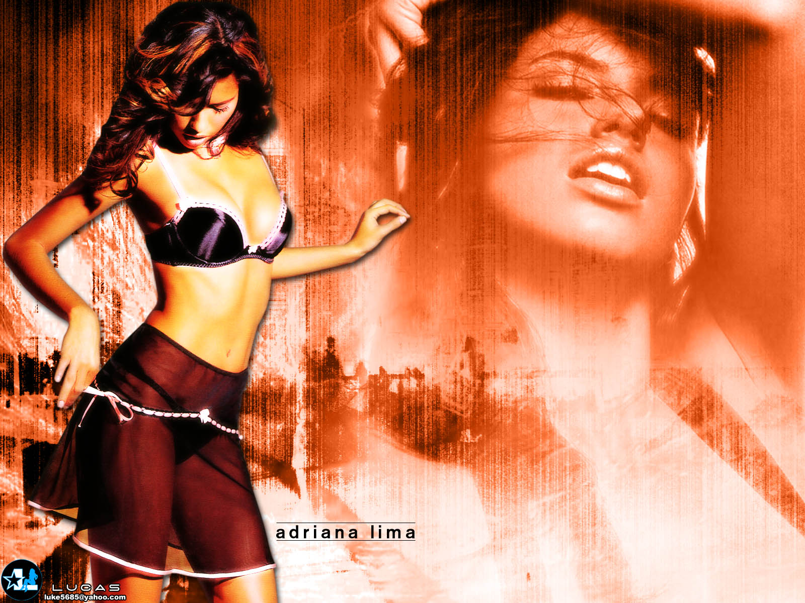 Download HQ Adriana Lima wallpaper / Celebrities Female / 1600x1200