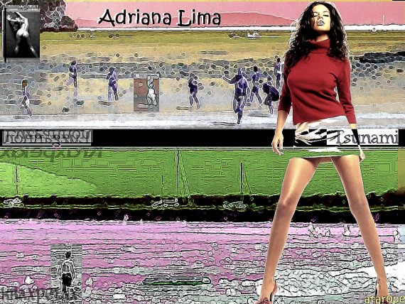 Free Send to Mobile Phone Adriana Lima Celebrities Female wallpaper num.172