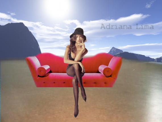 Free Send to Mobile Phone Adriana Lima Celebrities Female wallpaper num.161