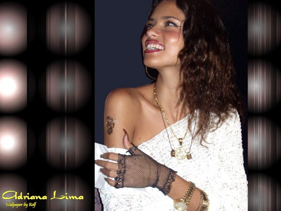 Free Send to Mobile Phone Adriana Lima Celebrities Female wallpaper num.171