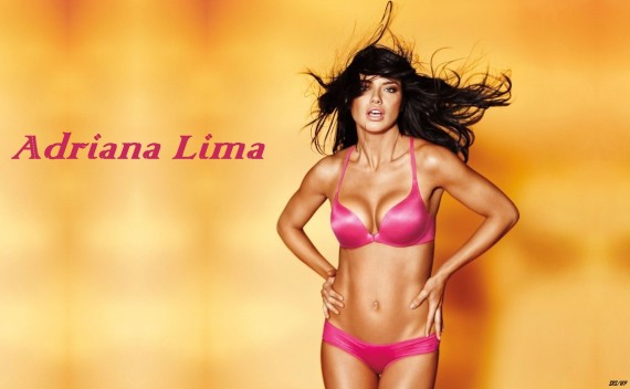 Free Send to Mobile Phone Adriana Lima Celebrities Female wallpaper num.330