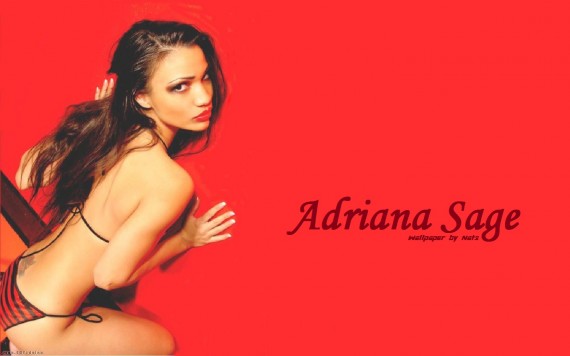 Free Send to Mobile Phone Adriana Sage Celebrities Female wallpaper num.10