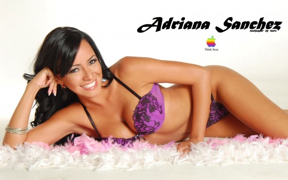 Free Send to Mobile Phone Adriana Sanchez Celebrities Female wallpaper num.2