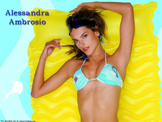 Free Send to Mobile Phone Alessandra Ambrosio Celebrities Female wallpaper num.56