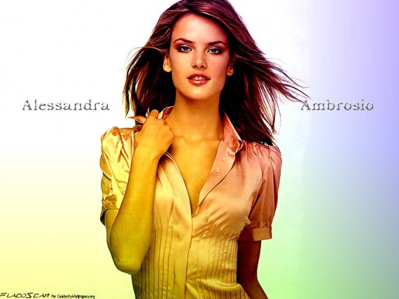 Free Send to Mobile Phone Alessandra Ambrosio Celebrities Female wallpaper num.3