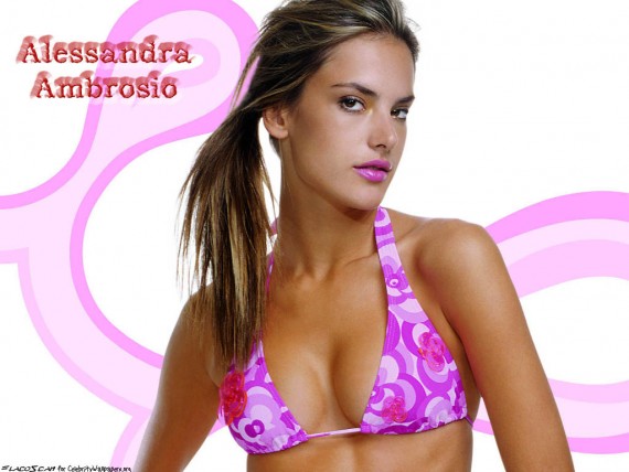 Free Send to Mobile Phone Alessandra Ambrosio Celebrities Female wallpaper num.51