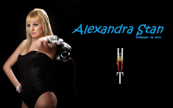 Free Send to Mobile Phone Alexandra Stan Celebrities Female wallpaper num.7