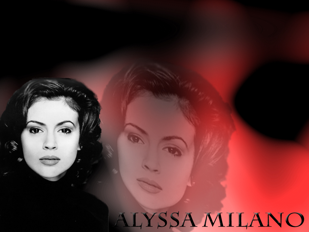 Full size Alyssa Milano wallpaper / Celebrities Female / 1024x768