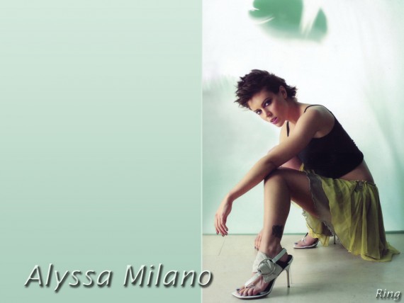 Free Send to Mobile Phone Alyssa Milano Celebrities Female wallpaper num.42