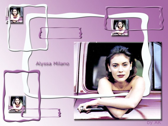 Free Send to Mobile Phone Alyssa Milano Celebrities Female wallpaper num.22