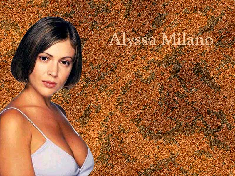 Full size Alyssa Milano wallpaper / Celebrities Female / 800x600