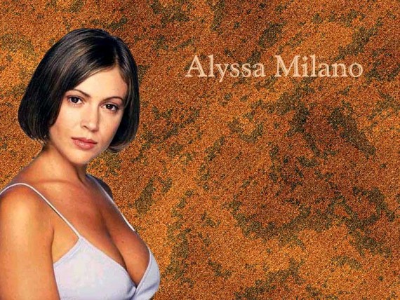 Free Send to Mobile Phone Alyssa Milano Celebrities Female wallpaper num.33