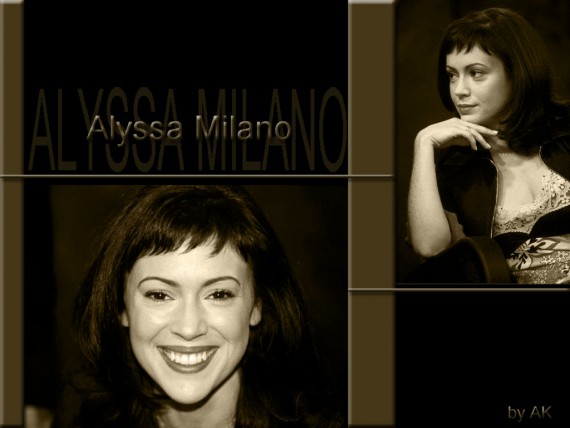 Free Send to Mobile Phone Alyssa Milano Celebrities Female wallpaper num.114