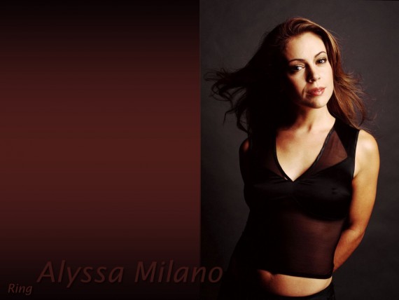 Free Send to Mobile Phone Alyssa Milano Celebrities Female wallpaper num.43