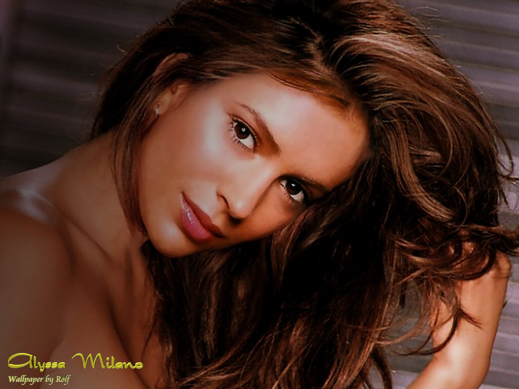 Download Alyssa Milano / Celebrities Female wallpaper / 1024x768