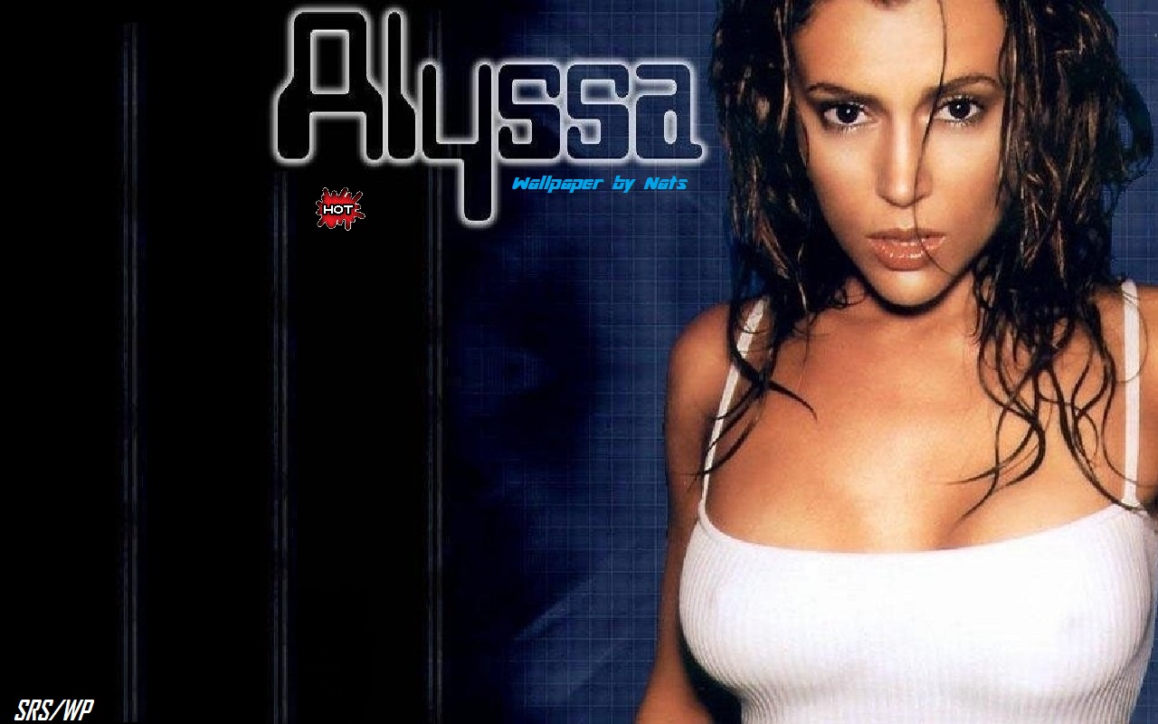 Download High quality Alyssa Milano wallpaper / Celebrities Female / 1280x800