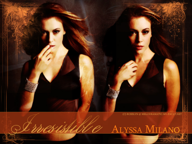 Full size Alyssa Milano wallpaper / Celebrities Female / 800x600