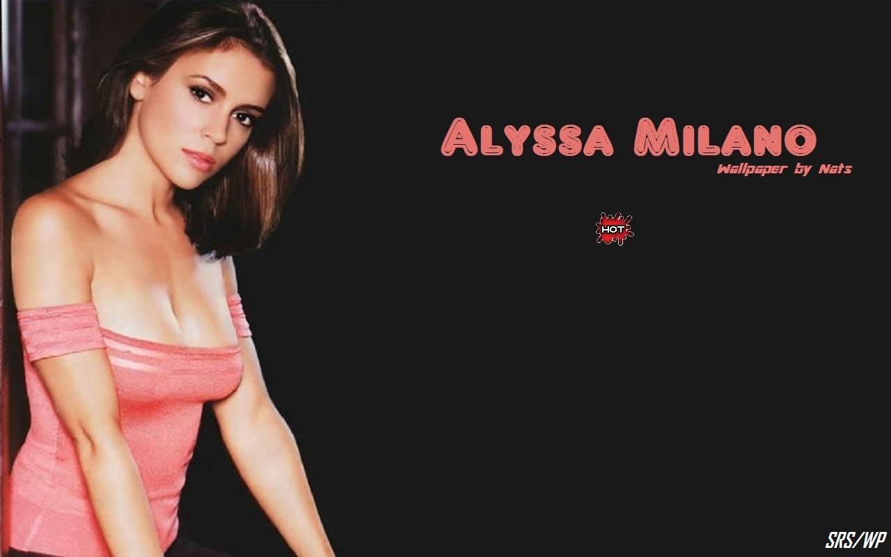 Download High quality Alyssa Milano wallpaper / Celebrities Female / 1280x800