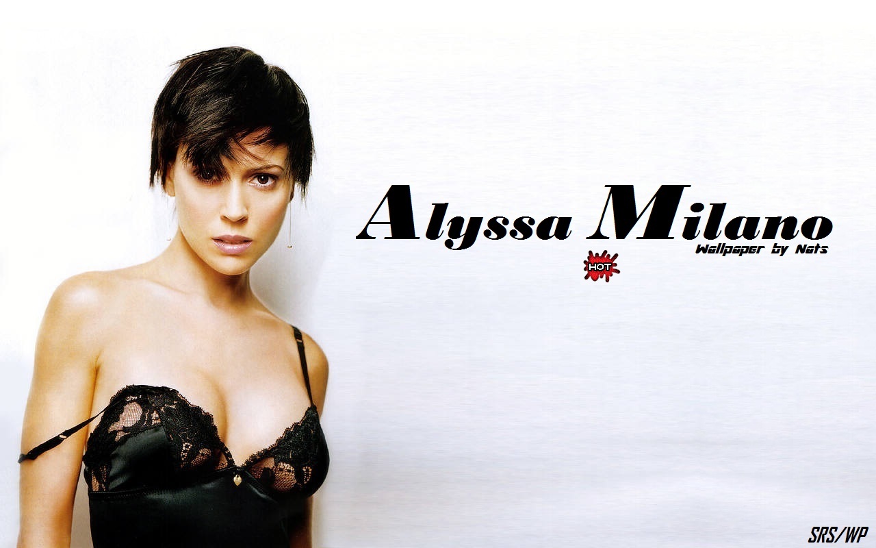 Download HQ Alyssa Milano wallpaper / Celebrities Female / 1280x800