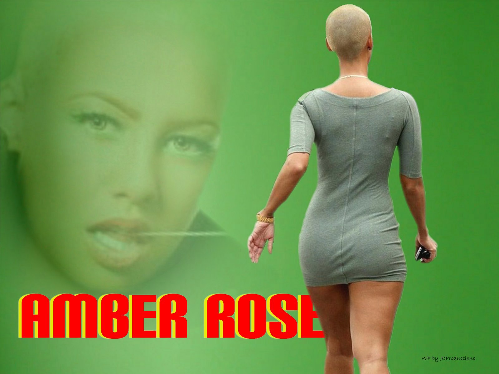 Download full size mini skirt Amber Rose wallpaper / 1600x1200