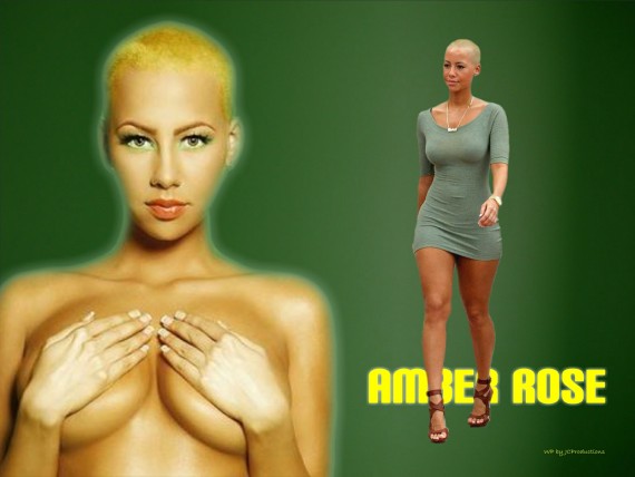 Free Send to Mobile Phone kanye west, model Amber Rose wallpaper num.9