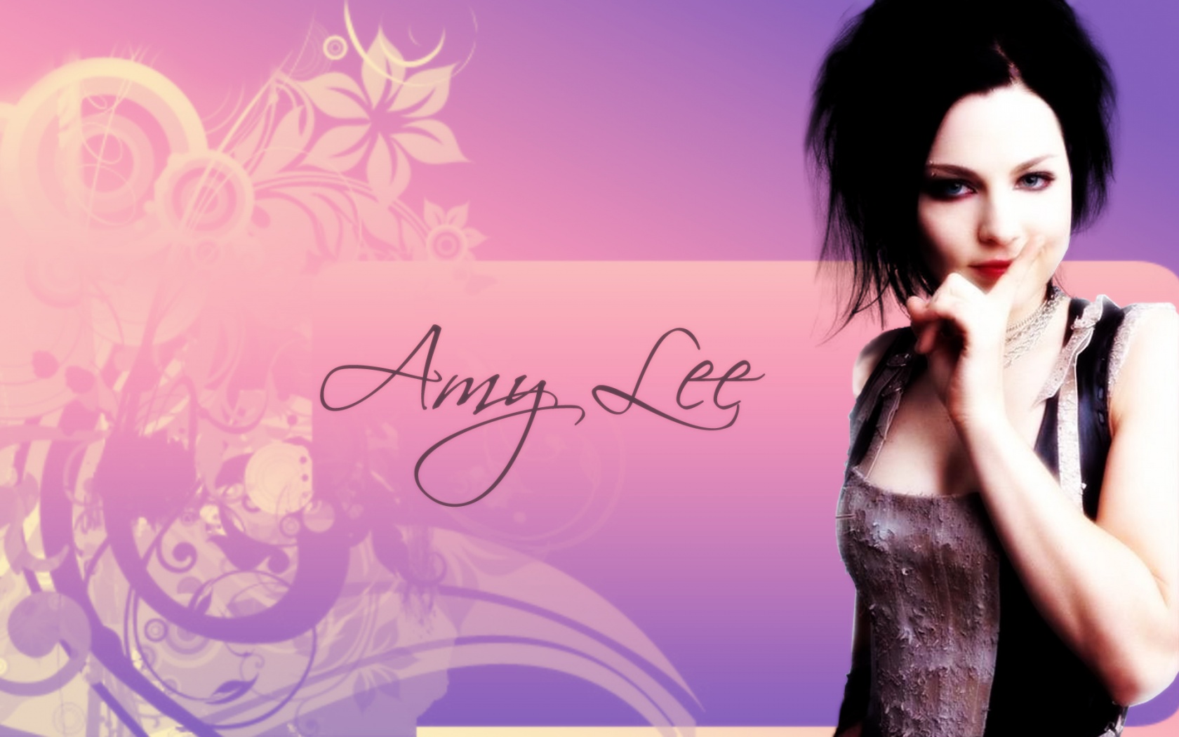 Download High quality Amy Lee wallpaper / Celebrities Female / 1680x1050