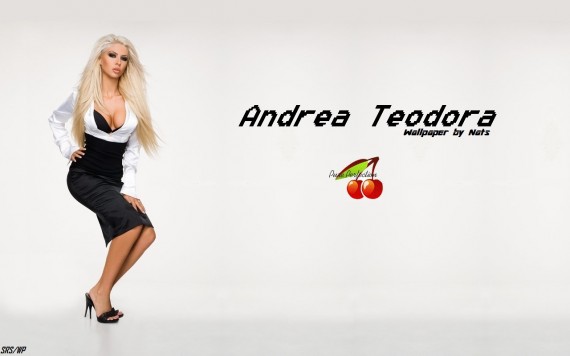 Free Send to Mobile Phone Andrea Teodora Celebrities Female wallpaper num.53