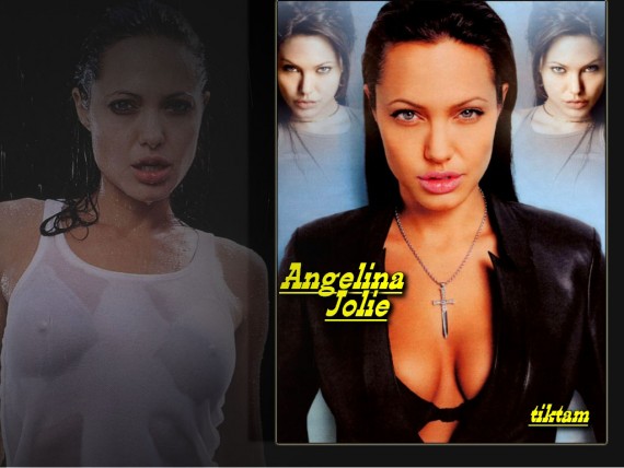 Free Send to Mobile Phone Angelina Jolie Celebrities Female wallpaper num.69