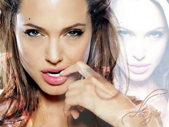 Free Send to Mobile Phone Angelina Jolie Celebrities Female wallpaper num.80