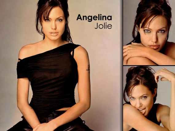 Free Send to Mobile Phone Angelina Jolie Celebrities Female wallpaper num.159