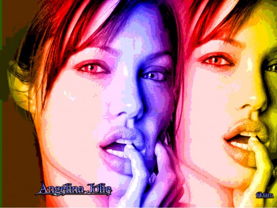 Free Send to Mobile Phone Angelina Jolie Celebrities Female wallpaper num.29