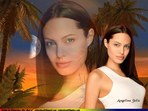 Free Send to Mobile Phone Angelina Jolie Celebrities Female wallpaper num.89