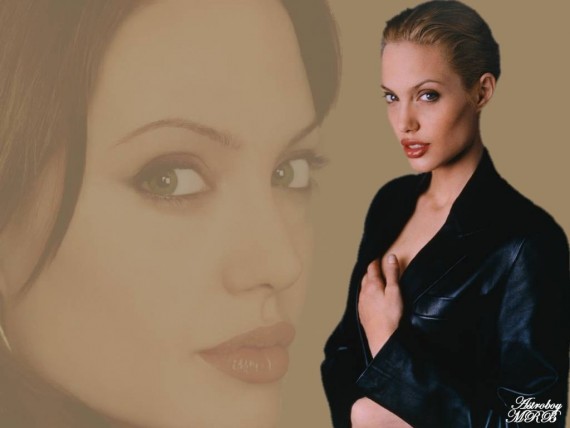 Free Send to Mobile Phone Angelina Jolie Celebrities Female wallpaper num.106