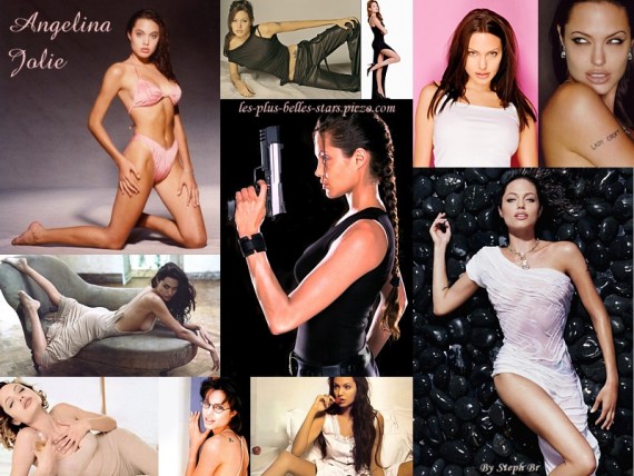 Free Send to Mobile Phone Angelina Jolie Celebrities Female wallpaper num.77
