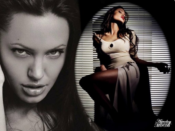 Free Send to Mobile Phone Angelina Jolie Celebrities Female wallpaper num.150