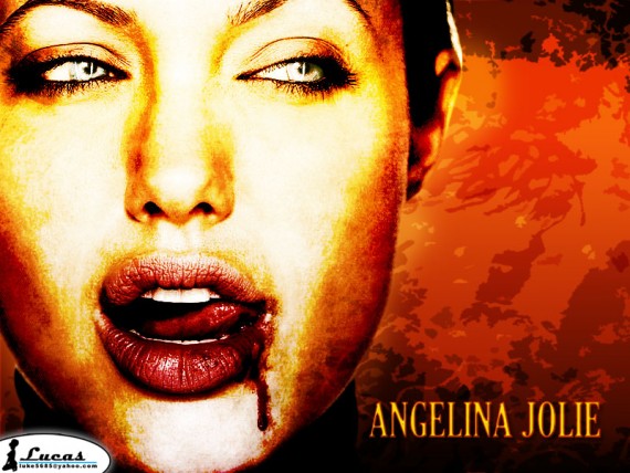 Free Send to Mobile Phone Angelina Jolie Celebrities Female wallpaper num.68