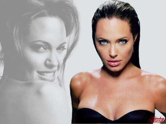 Free Send to Mobile Phone Angelina Jolie Celebrities Female wallpaper num.110