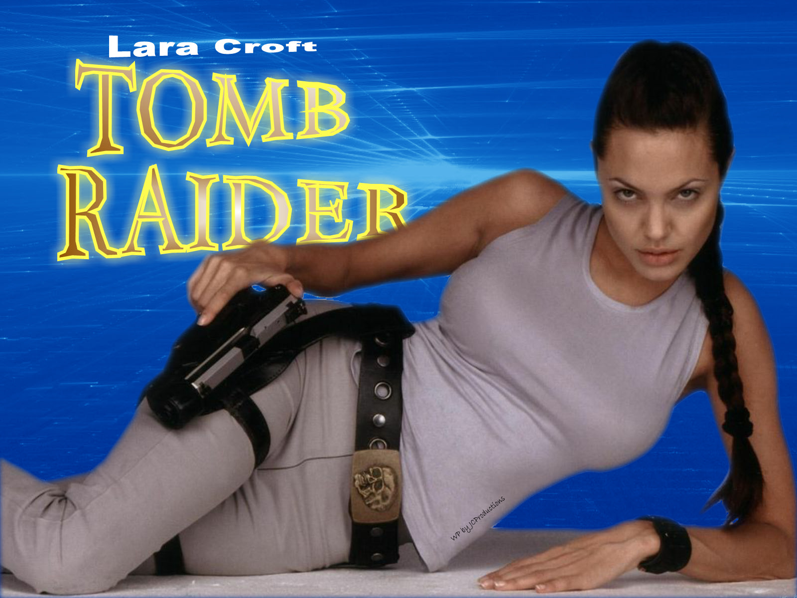 Download High quality lara croft, tomb raider, mrs smith, sexy Angelina Jolie wallpaper / 1600x1200
