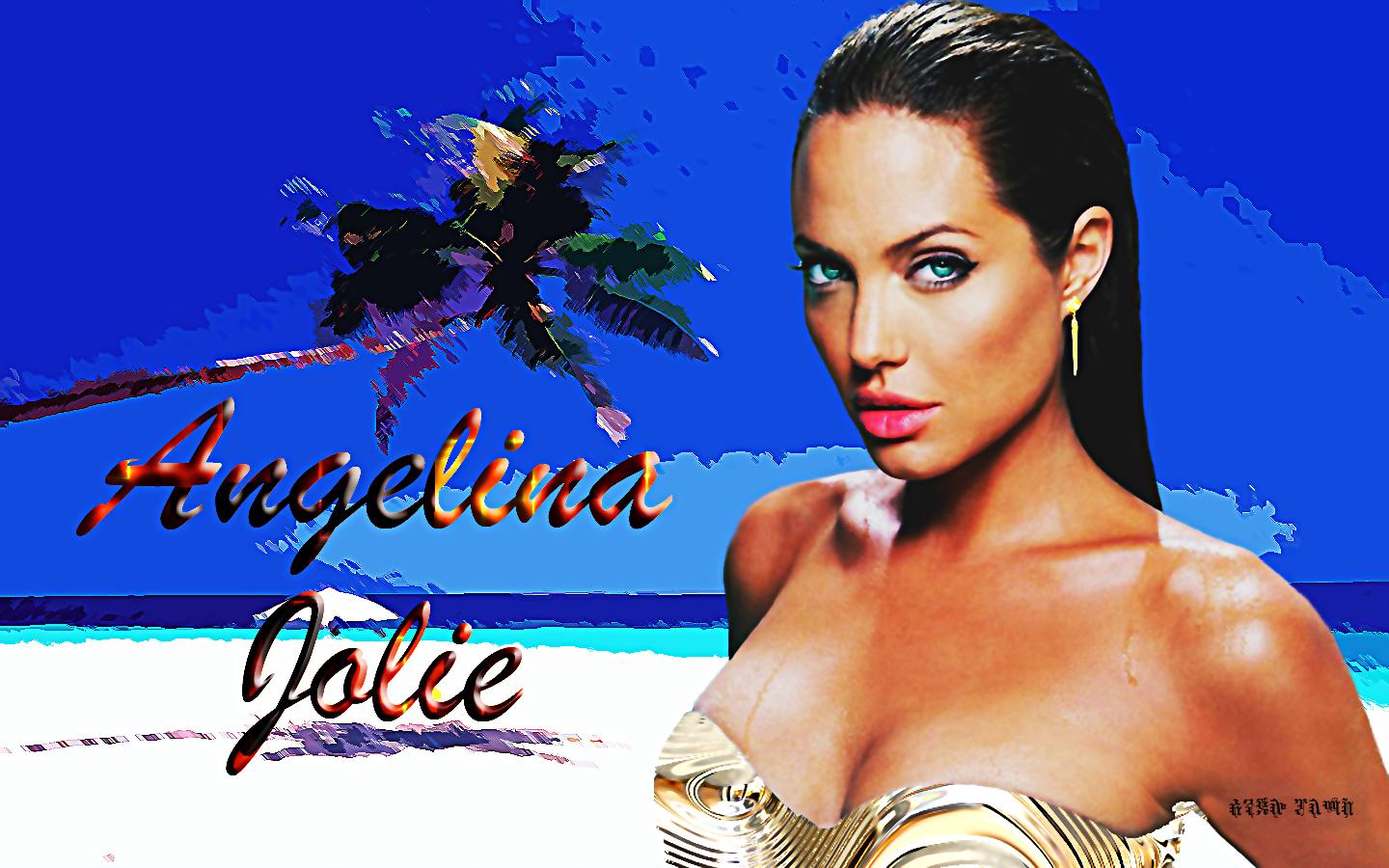Download High quality Angelina Jolie wallpaper / Celebrities Female / 1440x900