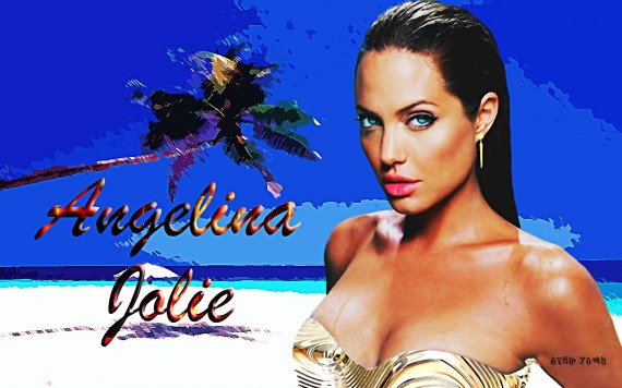 Free Send to Mobile Phone Angelina Jolie Celebrities Female wallpaper num.164