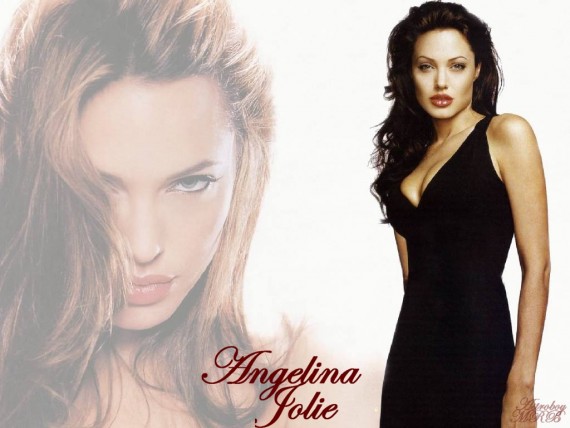 Free Send to Mobile Phone Angelina Jolie Celebrities Female wallpaper num.108