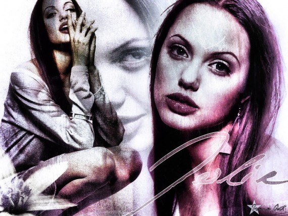 Free Send to Mobile Phone Angelina Jolie Celebrities Female wallpaper num.73