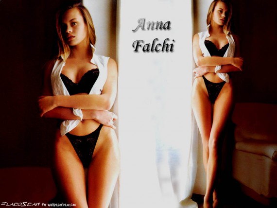 Free Send to Mobile Phone Anna Falchi Celebrities Female wallpaper num.10