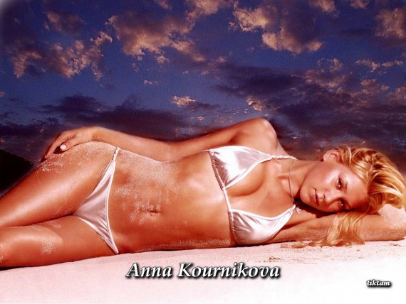 Free Send to Mobile Phone Anna Kournikova Celebrities Female wallpaper num.33