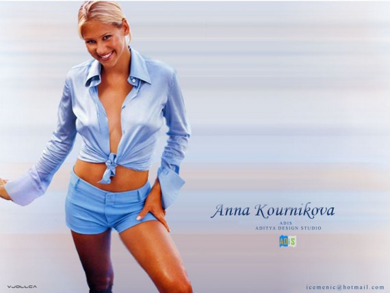 Free Send to Mobile Phone Anna Kournikova Celebrities Female wallpaper num.22