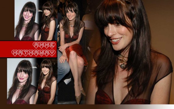 Free Send to Mobile Phone Anne Hathaway Celebrities Female wallpaper num.10