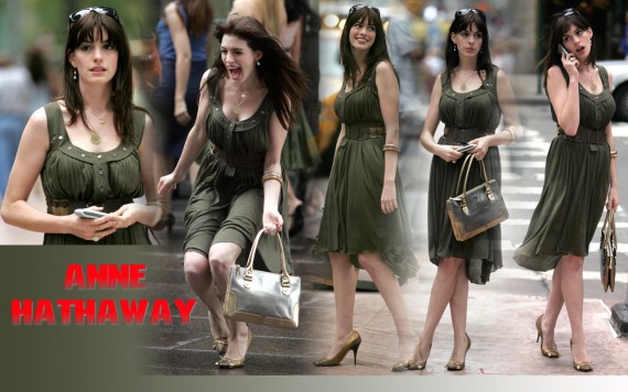Free Send to Mobile Phone Anne Hathaway Celebrities Female wallpaper num.11