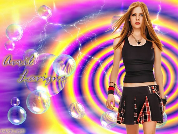 Free Send to Mobile Phone Avril Lavigne Celebrities Female wallpaper num.37