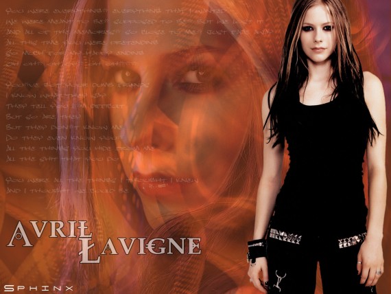 Free Send to Mobile Phone Avril Lavigne Celebrities Female wallpaper num.27